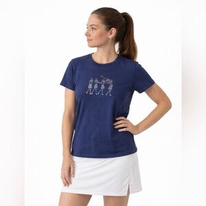 Lady Hagen Golf Graphic Tee Sz Large